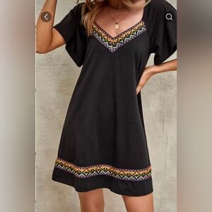 SHEIN Black Midi NWOT